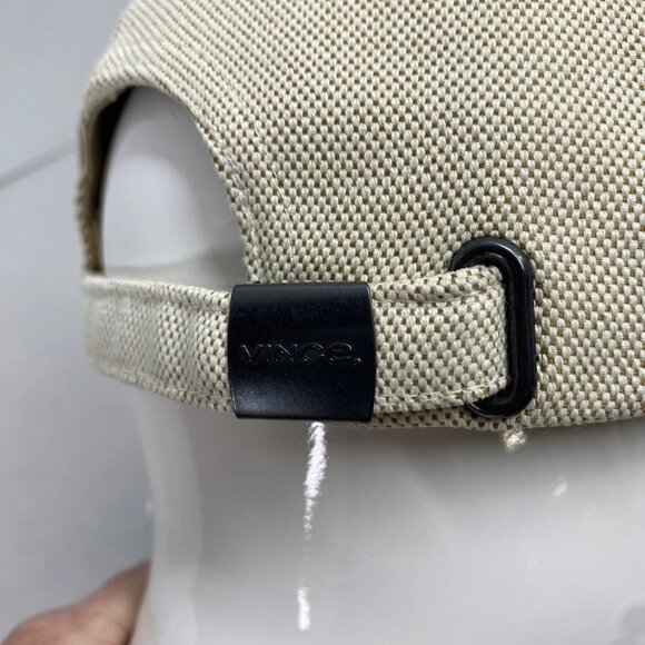 Vince Unisex Leather-Trim Baseball Cap – Beige - Picture 4 of 11